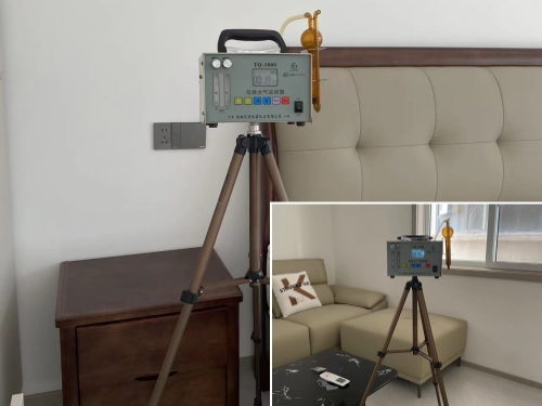 驱车40里前往一乡镇进行CMA资质测甲醛